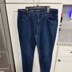 Old Navy Dark Blue Super Skinny Jeans - Women's